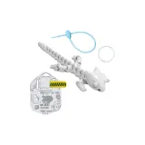 Милый Малыш Дракон Подвеска (Белое Кольцо с Синей Веревкой) + Белая Игровая Карта