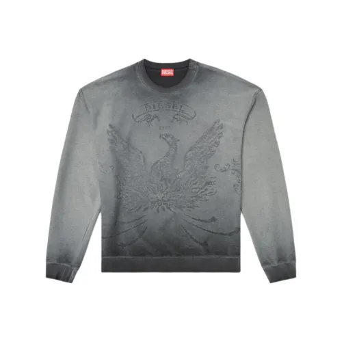 DIESEL Серый Мужской Свитшот