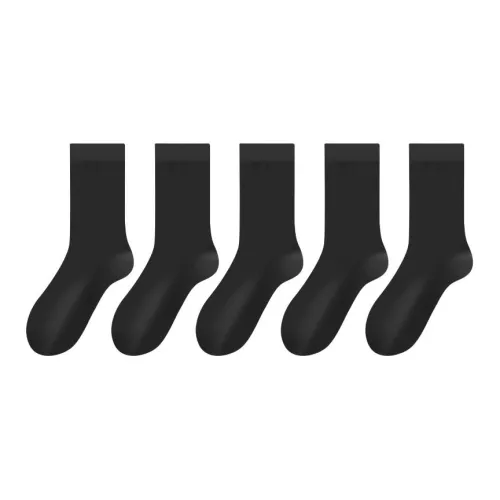MIANWUQI Носки до колена женские упаковка из 5 пар