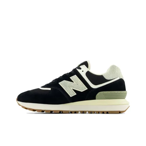 New Balance совместный бренд 574 Legacy Аbrasion Resistant Покрытие Низкий Топ Повседневный Городской Коммутирование Беговые кроссовки Унисекс Черный D Ширина