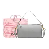 Серебряный + Бренд Подарочный Набор Сумка