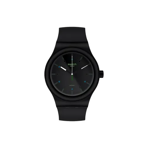 SWATCH Автоматический Механический Механизм Мужские Часы 42 мм Черный