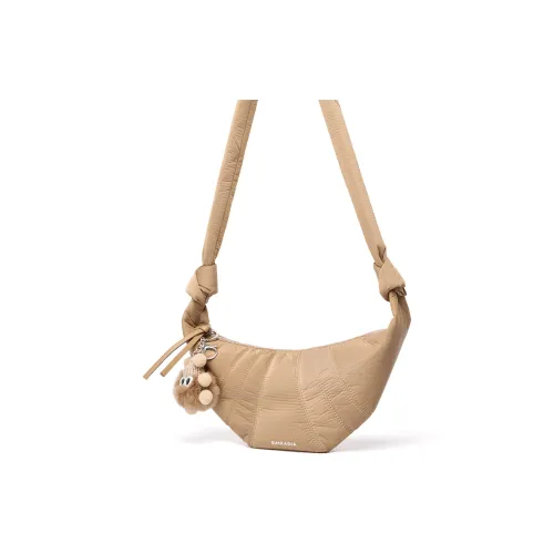 MOYYI Ткань Сумка через плечо Женская Черная Темно-хаки