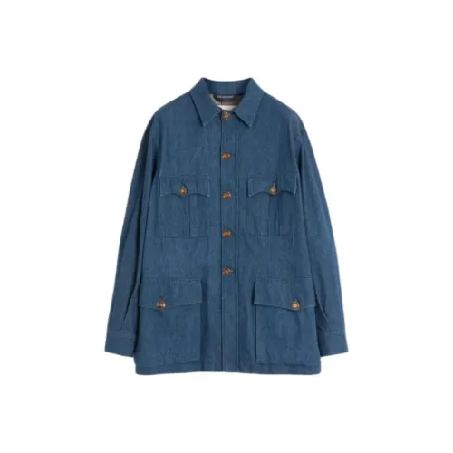 Valentino Denim Jacket Men's Blue