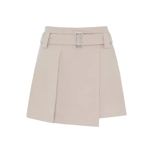 LI NING 1990 GOLF серия Повседневная короткая юбка Женская Берег Серый