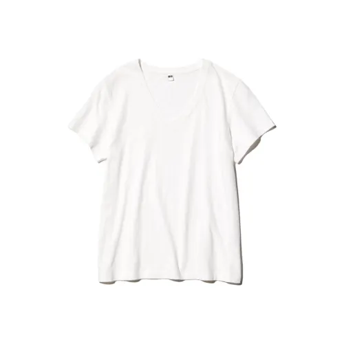 UNIQLO Белые Женские Футболки