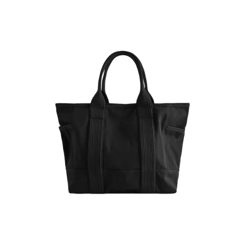 COS Хлопок Тоут Сумка Мужская Черная