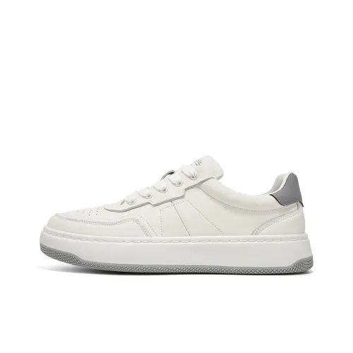 MILLIE'S Устойчивый к истиранию Низкий Топ Стильный Скейтбординг Мужской Белый