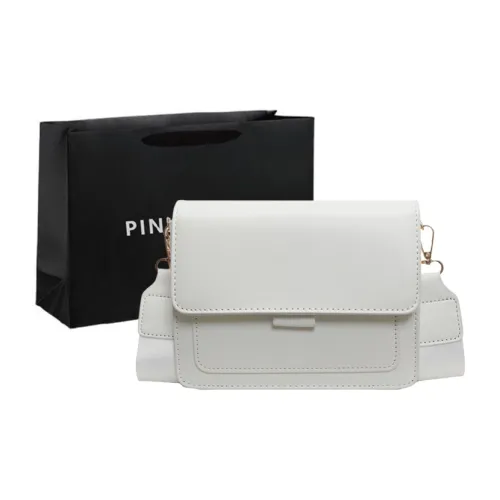 PINK·LAND ПУ (полиуретан) Сумка через плечо Женская Экрю Желтый Белый Хаки Черный