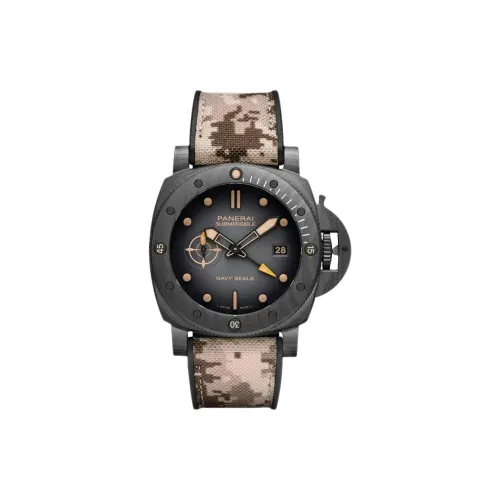 PANERAI Автоматический Механический Механизм Мужские Часы 44 мм Черный