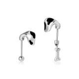 Белые серьги Henson Milk (1 пара)