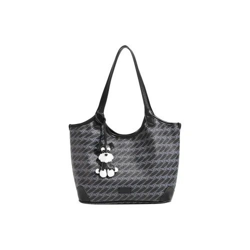 MINLUBAOLUO PVC Тоут Сумка Сумка через плечо Женская Трюфельный черный