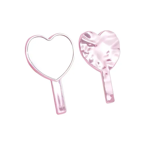 Future Maple Сердце Гальванизированный Портативный Ручной Милый HD Зеркала MAKE UP