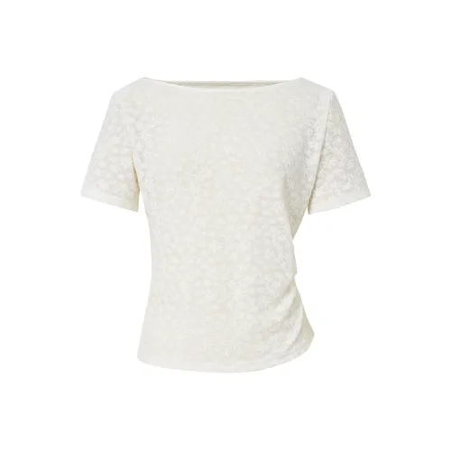 Hopeshow Натуральный белый 001 Женские футболки