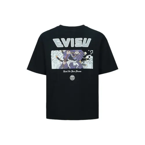 EVISU Мужские черные футболки