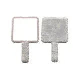 Белый циркон, квадратные линзы