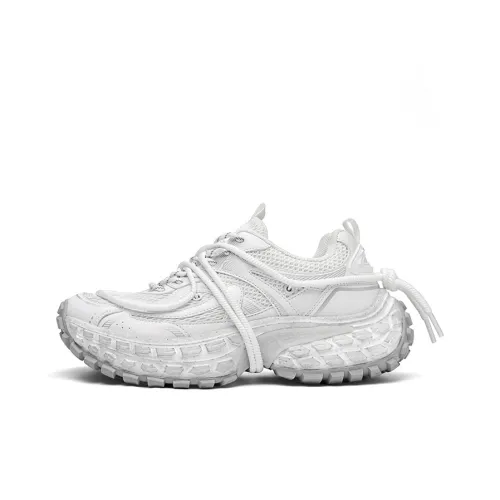 DoraemonA Низкий топ толстая подошва кроссовки мужские