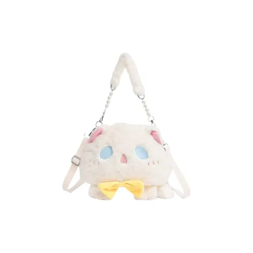 DCLOUD Плюшевая сумка через плечо сумка Женская Белая Черная