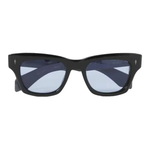 JACQUES MARIE MAGE Металл Ацетат Бабочка Солнцезащитные очки Унисекс Черный