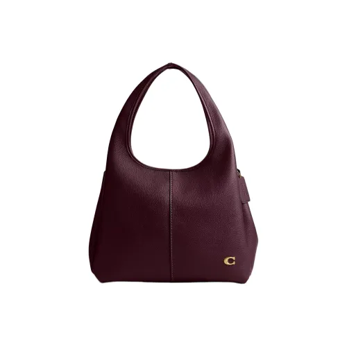 COACH LANA Кожа Сумка Большая Женская Латунь и Мерло Многоцветная