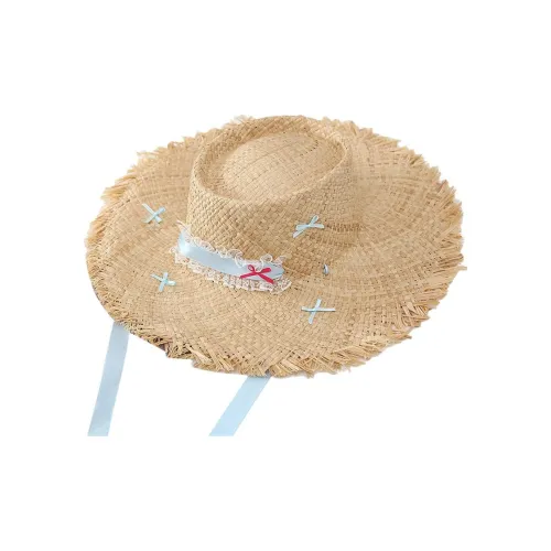 BOOLFEN Рафия Шляпы ведра Женские