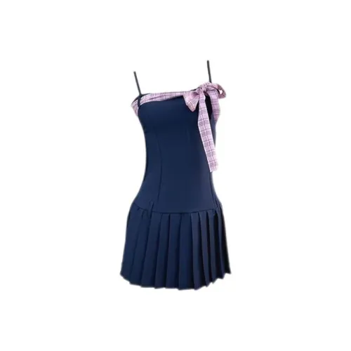 EMDPN Темно-синий Женские Слиплатья