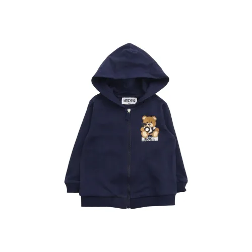 MOSCHINO Куртки и пальто синий для малышей и детей дошкольного возраста