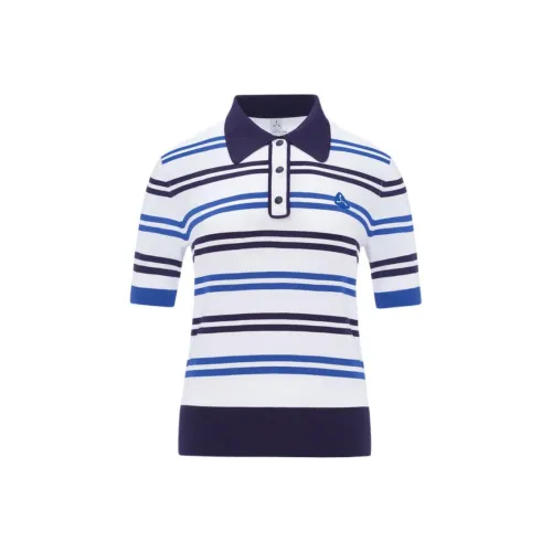 LI NING 1990 GOLF серия Поло Женское Звездно-синий