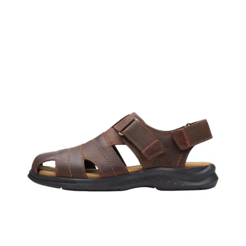 Clarks Hapsford Cove Сандалии в римском стиле Мужской Коричневый