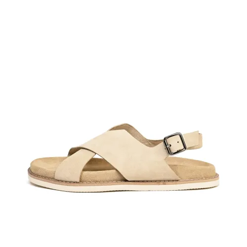 Brounvanm One Ремень Сандалии Мужской Абрикос