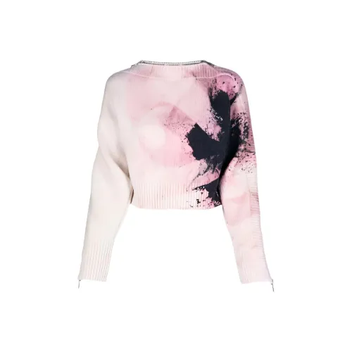 Alexander McQueen Белый Женские Кашемировые Свитеры