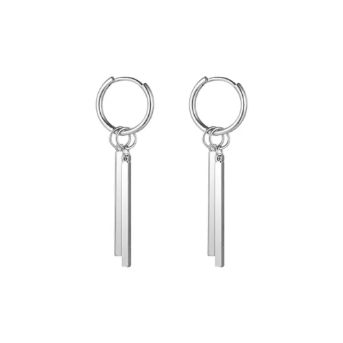 SUYG Титановые Стальные Серьги Унисекс Коробка+Сумка для покупок Упаковка