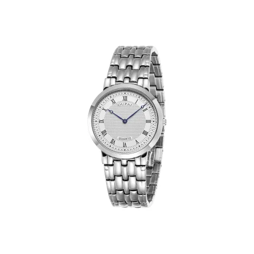 OUPAI Кварцевый механизм ремешок из нержавеющей стали мужские часы белый циферблат