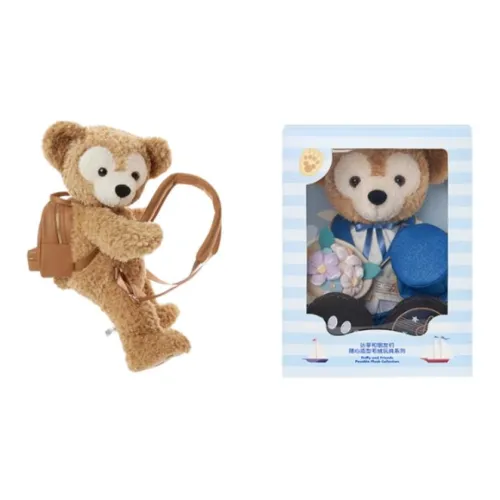 Disney Ткань Мягкая игрушка Рюкзак Комбо набор Унисекс Коричневый