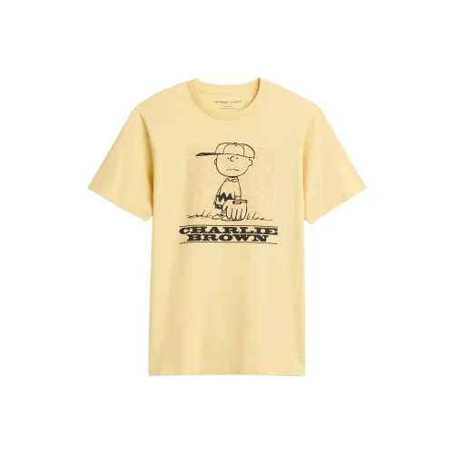 COACH X PEANUTS SS25 T Рубашка Мужская Желтая