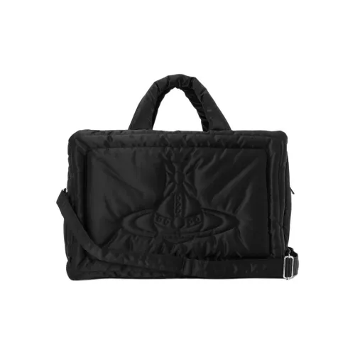 Vivienne Westwood Нейлоновая сумка через плечо сумка большого размера унисекс черная