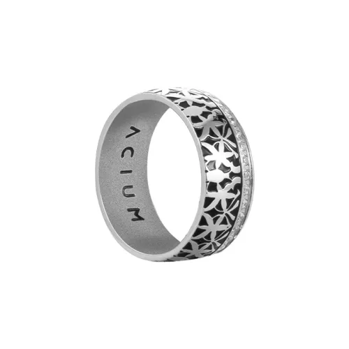 ACIUM Не блекшее Титановое Стальное Широкое Кольцо Унисекс