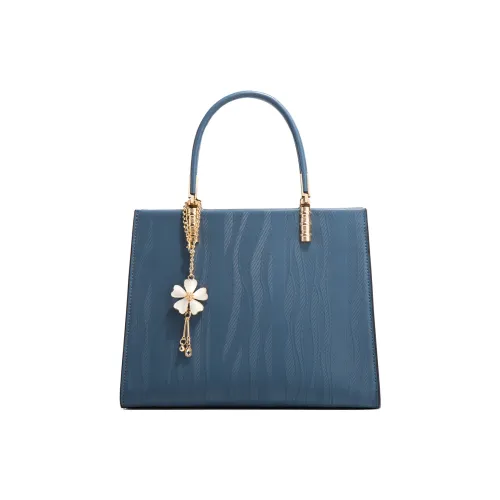 NOMK ПУ (полиуретан) Сумка через плечо Сумка Женская Синяя