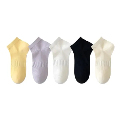 MIANWUQI Низкие носки женские упаковка из 5 пар