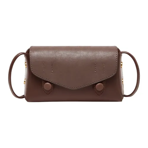 Narandu Сумка из синтетической кожи с подушкой сумка через плечо маленькая женская кофейного цвета