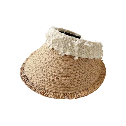 BOOLFEN Соломенная плетеная шляпа с защитой от солнца женская