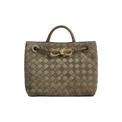 Bottega Veneta Andiamo series Коровья кожа Сумка Маленькая Женская Кипарисово-зеленая