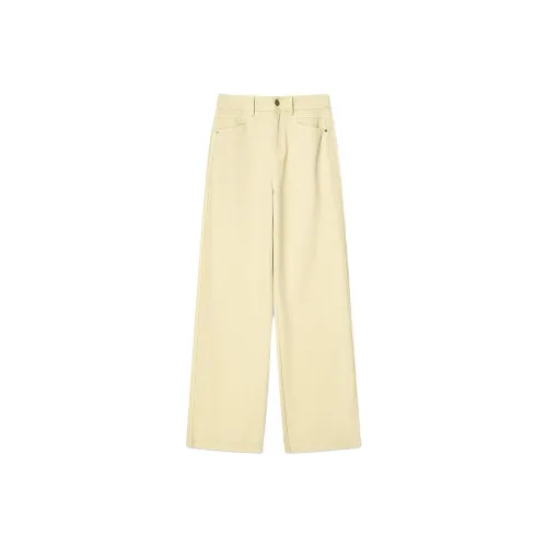 COVERINS Светло-желтый Зеленый Женские Джинсы