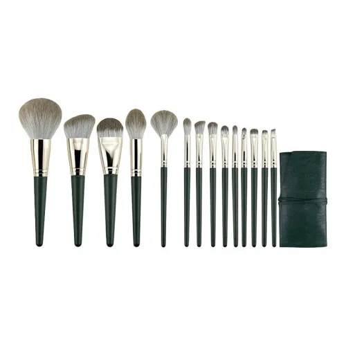 Delensha Dailunsha Дружелюбный к коже Портативный Набор для макияжа Кисть Makeup Brush Набор Мягкий Детали 14 шт Сумка для покупок