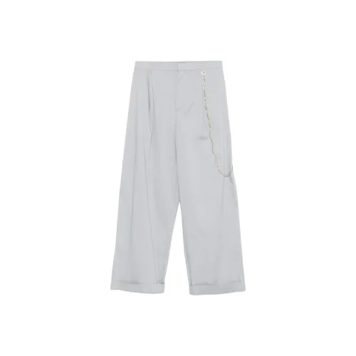 DARKPARK Повседневные брюки Женские Белый Серый