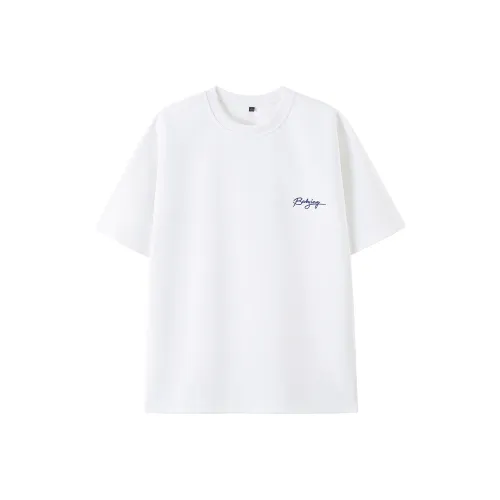 JIARONG Белая унисекс футболка