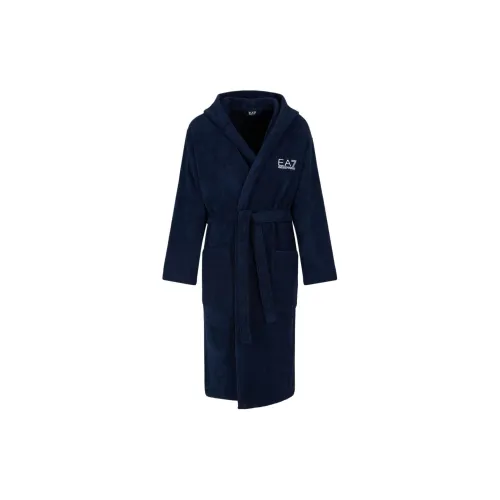 EMPORIO ARMANI EA7 Хлопальные халаты Мужской Синий