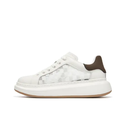 MILLIE'S Устойчивые к истиранию низкие кроссовки для скейтбординга Мужские Белые