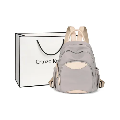 Crtnzo Kroez Ткань Рюкзак Стандартный Женский Серый