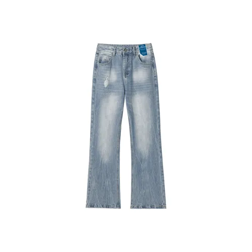 HANDAIWEI Синие Унисекс Джинсы